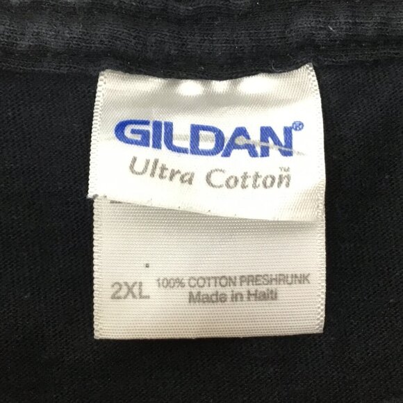 Vtg Monster Energy Fox Racing T Shirt Tee 2XL Black Y2K Logo Motocross Gildan - Picture 6 of 7